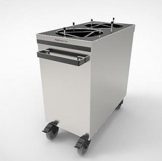 Tallriksdispenser utan värme 2x55 tallrikar
Ø15-28cm