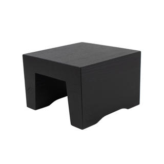 Träpall svart L210xB210xH140mm