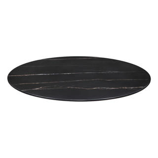 Bordsskiva Sintrad Sten Svart Ø70cm