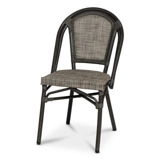 Paris Stol Melerat Texteline Khaki