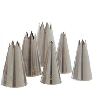 Stjärntyllsats Rostfri 10-delar