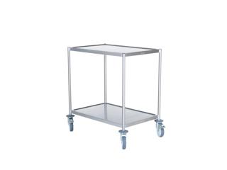 Storköksvagn 2 Hyllor Rostfri 60x40x90cm