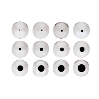 Tyllsats Rund Rostfri 12-delar