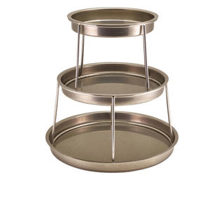 Vintage Skaldjursfat Rostfri Ø35cm H35,5cm