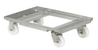 Nettan Trallvagn Rostfri 61x41x16cm