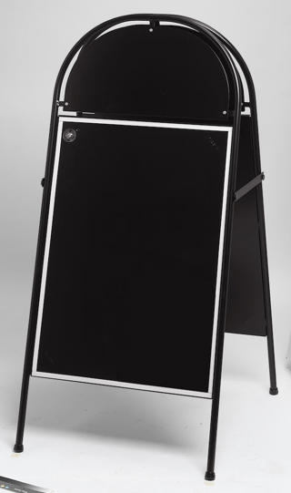 Skyltställ svart 70x50x120cm