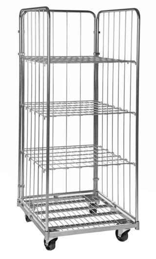 Trådhylla Förzinkat Stål till Rullcontainer
66x80cm
