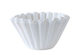 Kaffefilter urnfilter 360x110mm vit