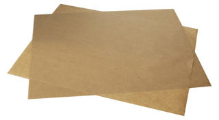 Smörpapper ark 25x33cm brun