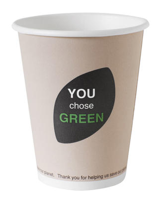 Kaffebägare Papper+PLA Thank you 24 cl