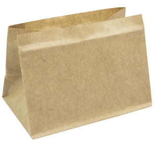 Pommespåse SOS Deli bag med PE
120x70x85mm Brun