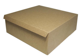 Bakelsekartong Brun/Vit