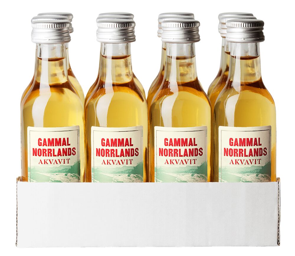 Gammal Norrlands Aquavit 12x5 cl Småflaskor