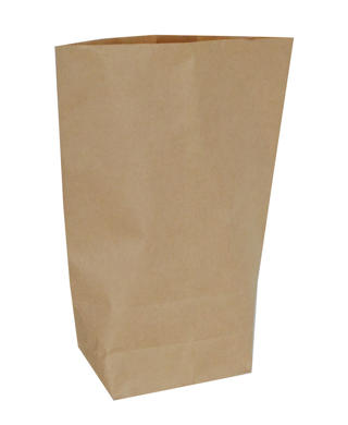 Papperspåsar kanister 185x260mm 1kg brun