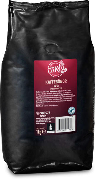 Kaffebönor Mellanrost RA