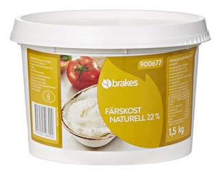 Färskost Naturell 22% Laktosfri