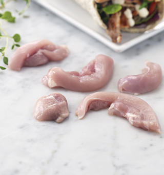 Kycklinglårfilé Strimlad 12mm