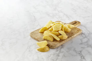 Potatisklyftor med Skal 4-delad Sverige