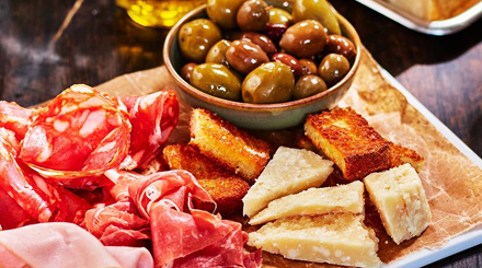 Inled med en antipasto