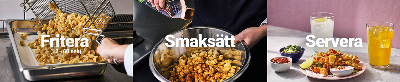 Smarta snacks gör det lätt att sticka ut