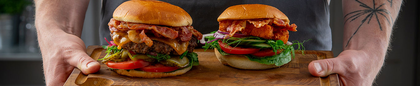 Nyhet 2023, säg hej till vår Pork Burger!