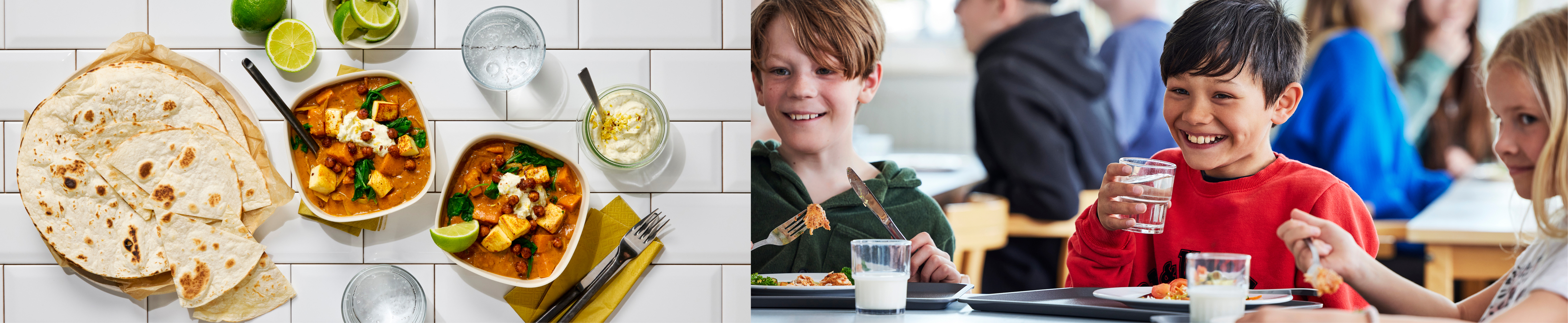 Popular World Foods lyfter skolans meny