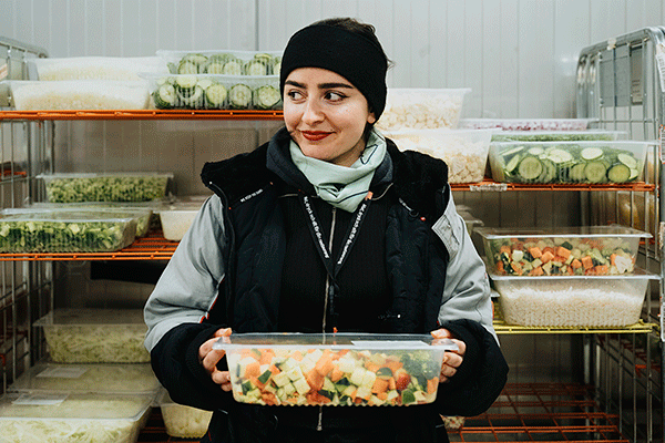 Färskvaruhallen Menigo erbjuder egen förädling av frukt och grönt.