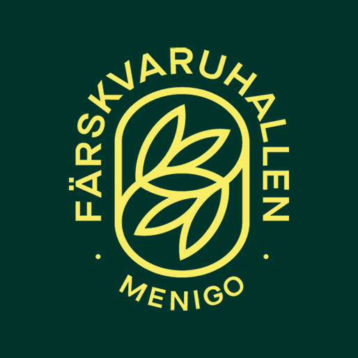 Logga, Färskvaruhallen Menigo.