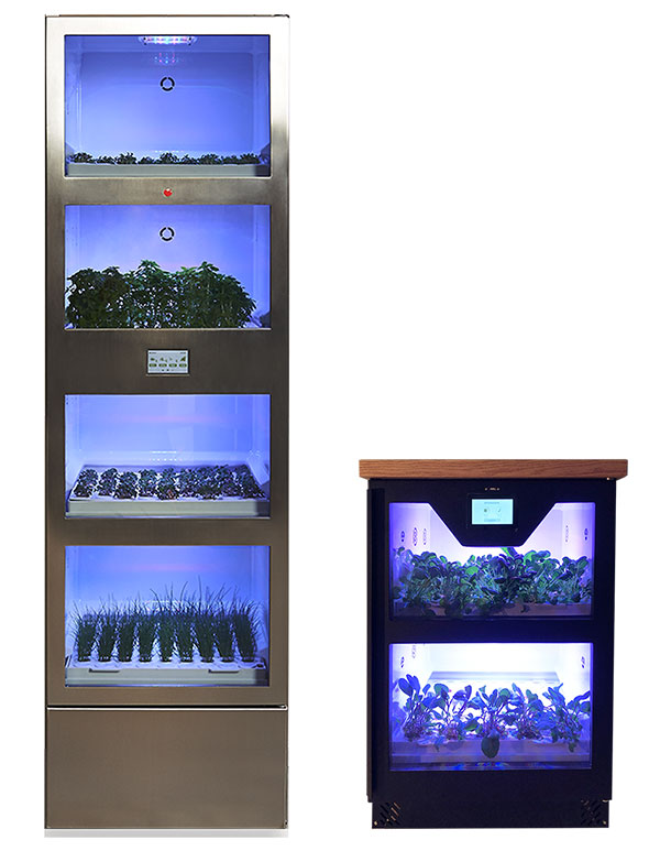 Med hydroponiska odlingsskåp från Hydroponic kan du odla färska örter, sallader och bladgrönt direkt i ditt kök – året runt.